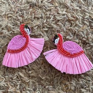 Flamingo earrings